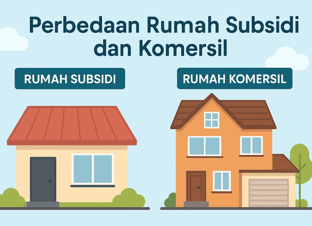 apa perbedaan rumah subsidi dan komersil